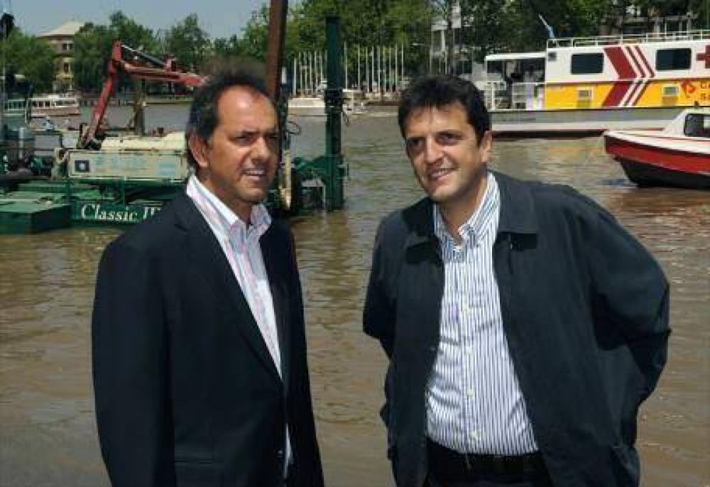 Nuevos signos de rebeld�a antikirchnerista de Scioli y Massa