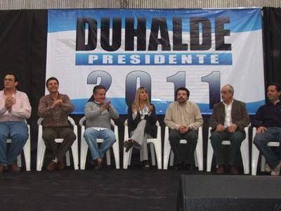 LOMAS | ELECCIONES 2011 Duhalde encabez� un acto de campa�a en Lomas de Zamora