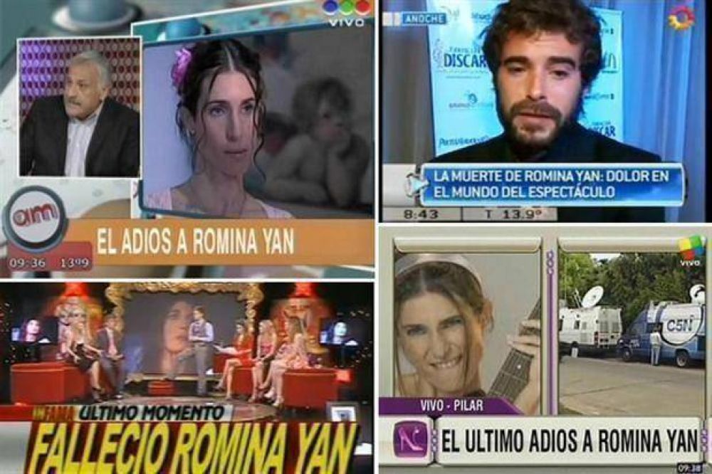 La TV se transform� por la muerte de la actriz