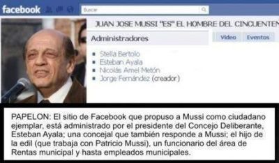Mussi dio marcha atr�s al autohomenaje