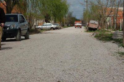 Delegaci�n Zona I Mejoramiento de calles en el barrio Villa Arg�ello