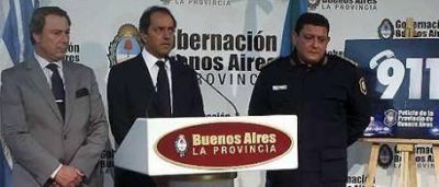 Scioli respald� al jefe de la Polic�a bonaerense tras el secuestro y asesinato de Mat�as Berardi