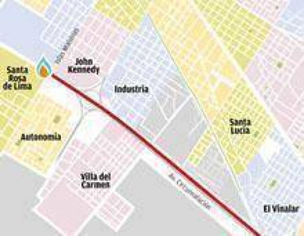 Prev�n un gasoducto entre Villa del Carmen y Campo Contreras 