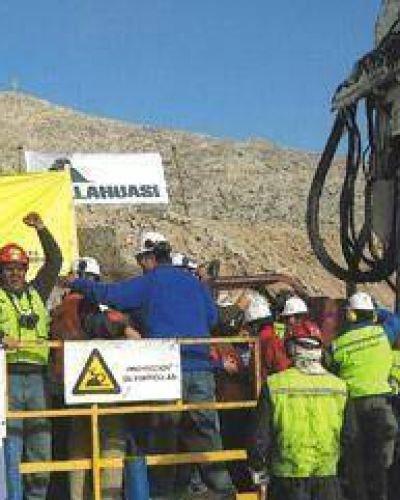 A 622 metros de profundidad m�s cerca