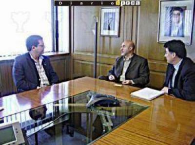 El Vicegobernador con autoridades del BID