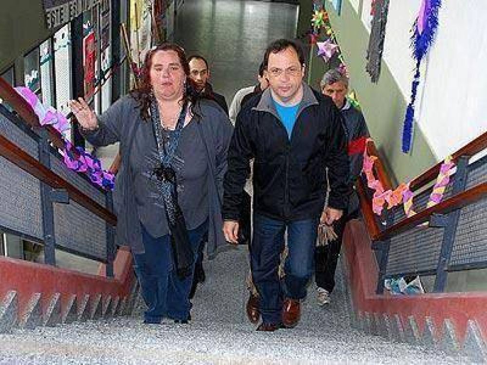 BROWN | SEGUIMIENTO Giustozzi recorri� obras en el distrito