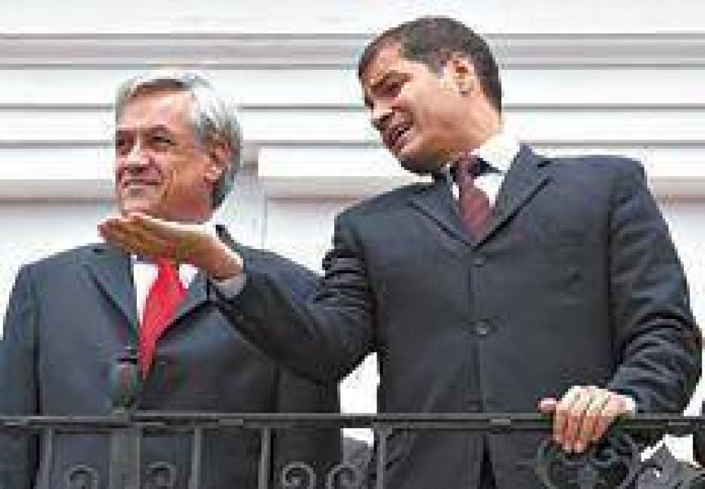 Pi�era y P�rez Esquivel respaldaron a Correa