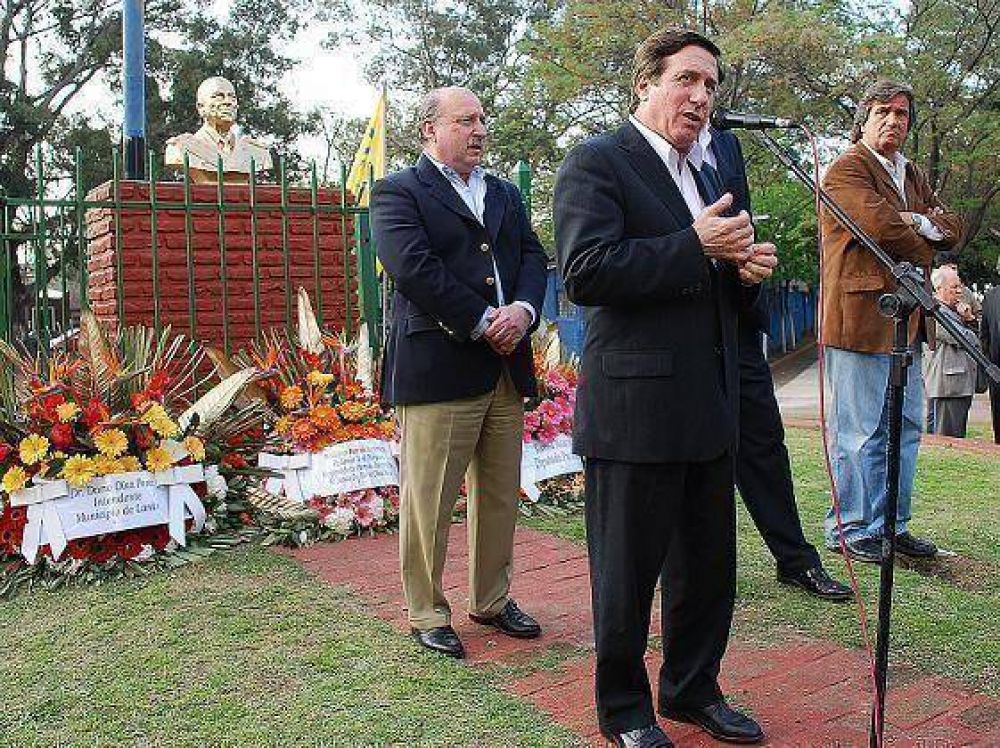 DAR�O D�AZ P�REZ ASISTI� AL ACTO DE CONMEMORACI�N DEL 115� ANIVERSARIO DEL NATALICIO DE JUAN PER�N 