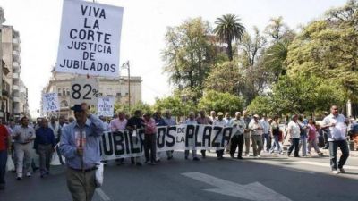 Marcha por el 82% m�vil con la mirada puesta en Buenos Aires