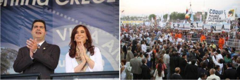 Cristina en Villa �ngela: �Este no es un proyecto de partido, es un proyecto de pa�s�