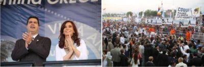 Cristina en Villa �ngela: �Este no es un proyecto de partido, es un proyecto de pa�s�