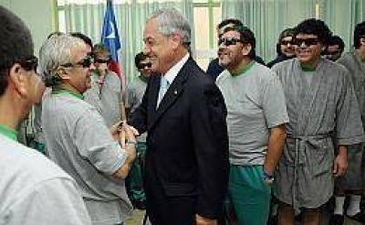Pi�era recibir� a los mineros en el Palacio de la Moneda