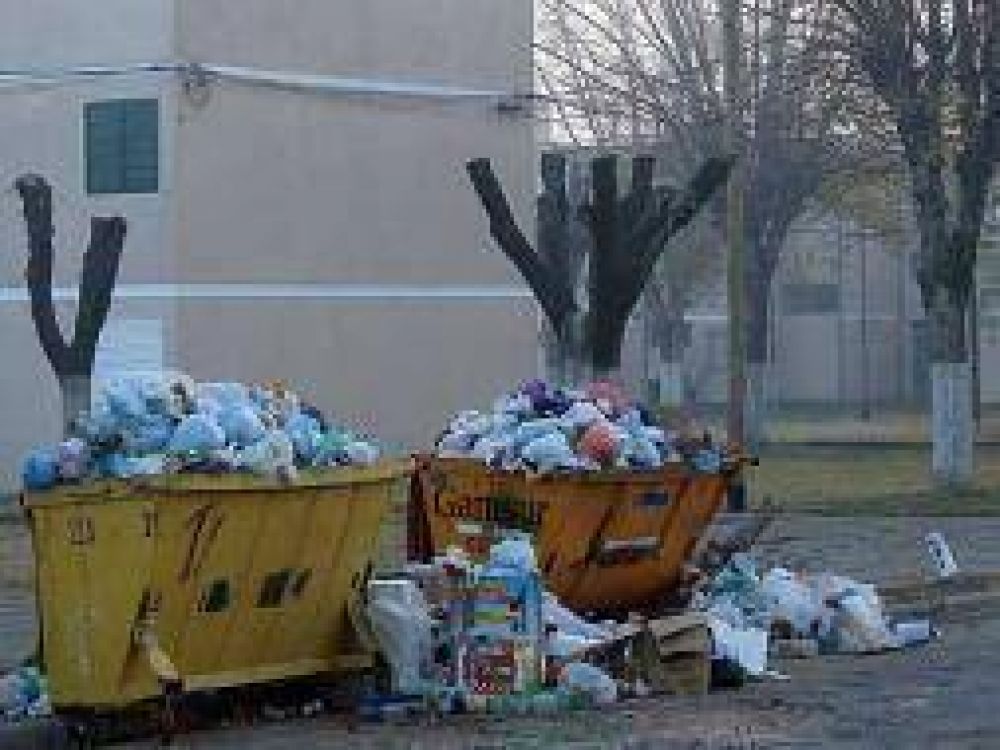 Olavarr�a: Serios problemas en la recolecci�n de basura tras acto de Moyano