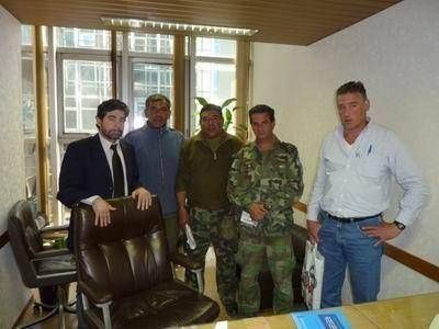 El diputado Molas, con ex combatientes