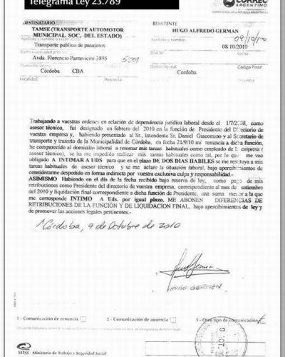 Germ�n pide volver a Tamse