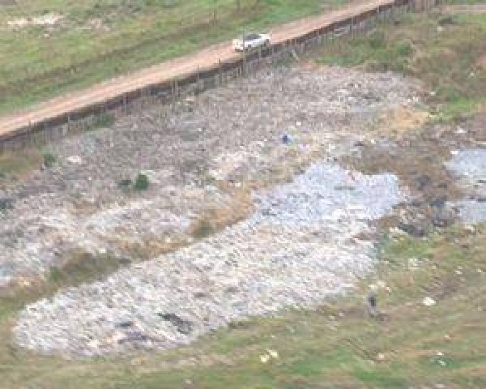 Con el helic�ptero municipal detectan f�brica ilegal de ladrillos y la clausuran