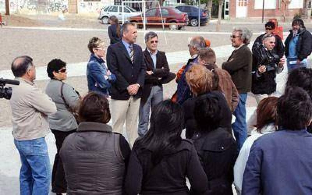 La plaza de Gobernador Fontana ser� inaugurada en quince d�as
