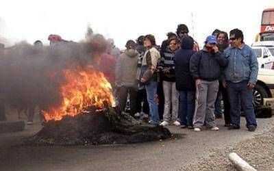 Conflicto petrolero dej� a Kaike sin agua, gas, energ�a y tel�fono