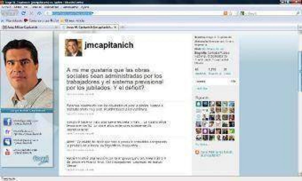 Capitanich se suma a la ola twittera: anunci� la creaci�n de 150 puestos de trabajo por la red social