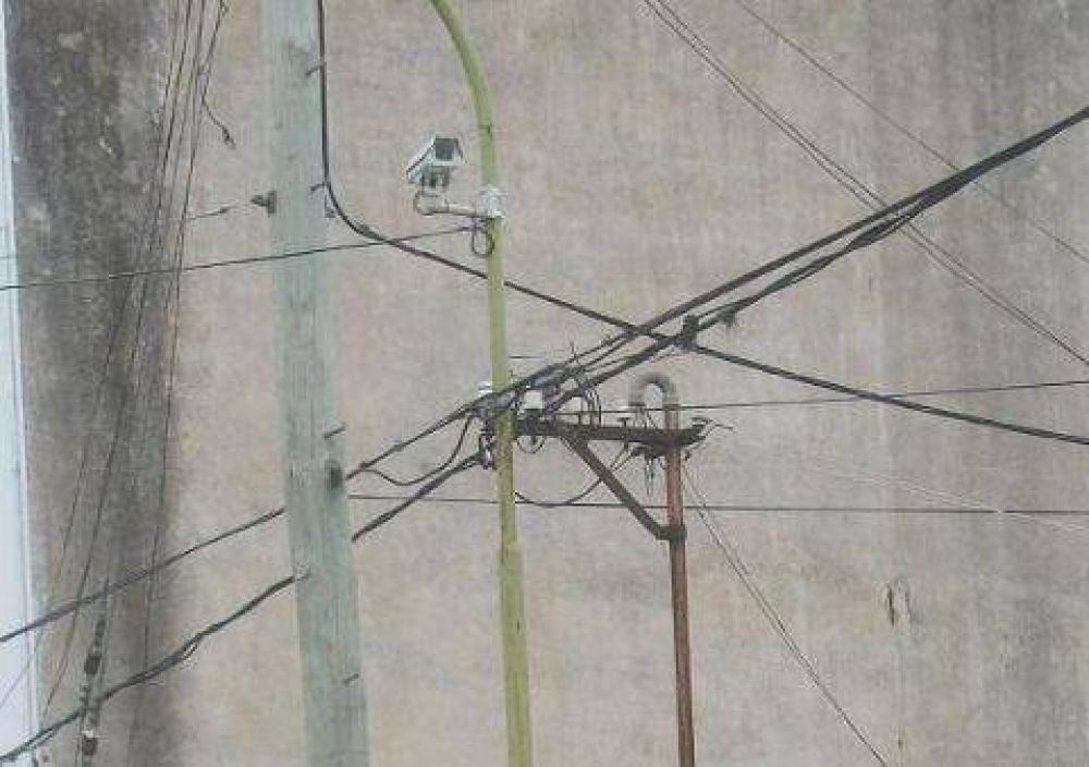 Se robaron una c�mara de seguridad en La Franja