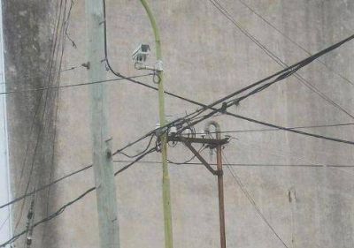 Se robaron una c�mara de seguridad en La Franja