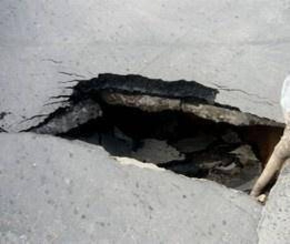 Cedi� asfalto de Sarmiento y J. Ingenieros