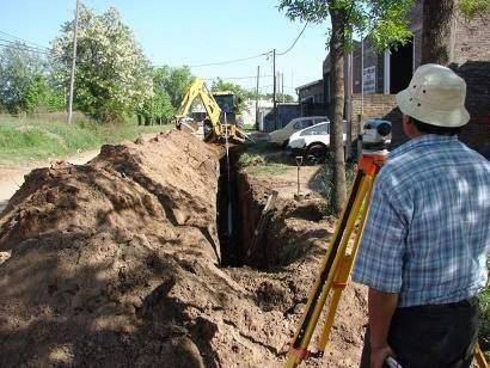 Culminan las redes de cloacas en el barrio Eusebio Marcilla  