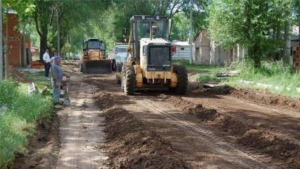Comenzaron los trabajos de pavimentaci�n de nuevas cuadras 