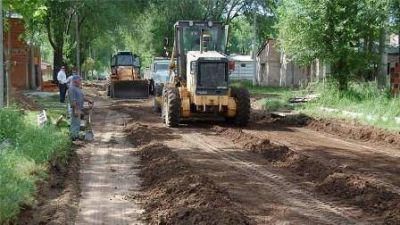 Comenzaron los trabajos de pavimentaci�n de nuevas cuadras 
