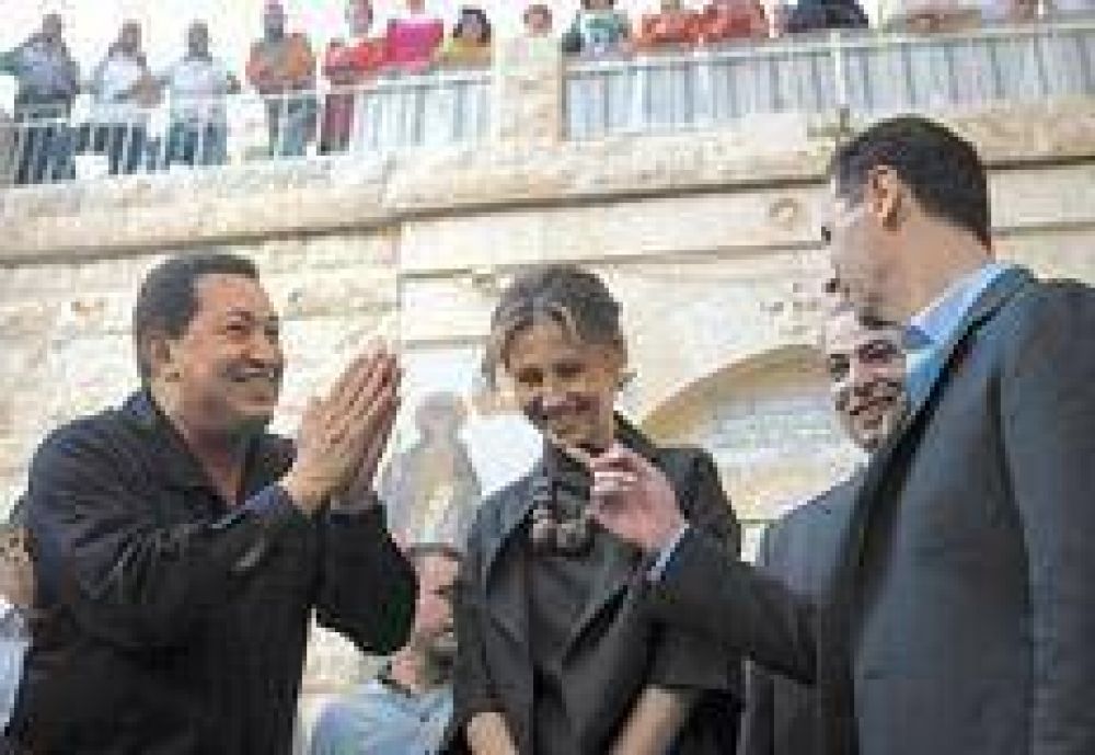 Visita privada de Ch�vez en Siria