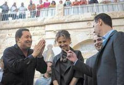 Visita privada de Ch�vez en Siria