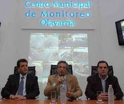 Eseverri y Massa inauguraron el Centro Municipal de Monitoreo de las c�maras de seguridad 