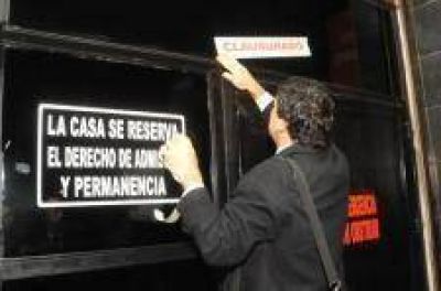 Seis clausuras a comercios por falta de habilitaci�n