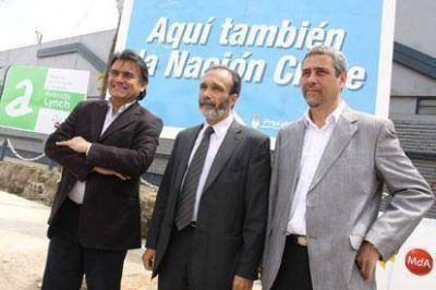 El Intendente Ferraresi y el Subsecretario de Recursos H�dricos de la Naci�n recorrieron obras de infraestructura de Avellaneda