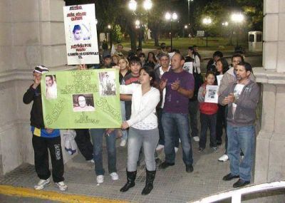 Marcha reclamando justicia por el homicidio de �Marito� Segovia