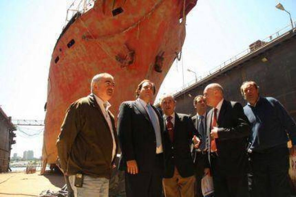 El ministro Mart�n Ferr� dijo que se vive �Un nuevo puerto de Mar del Plata�