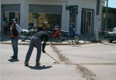 Municipio realiz� tomado de juntas en el Bvrd. Sarmiento