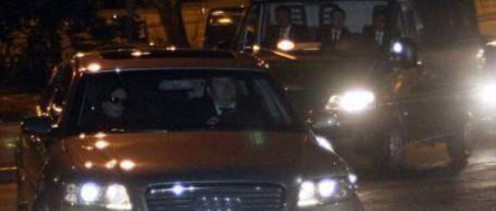 La Presidenta acompa�� los restos mortales a la Casa Rosada