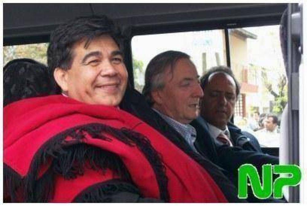 ULTIMA IMAGEN DE NESTOR KIRCHNER EN JOSE C. PAZ