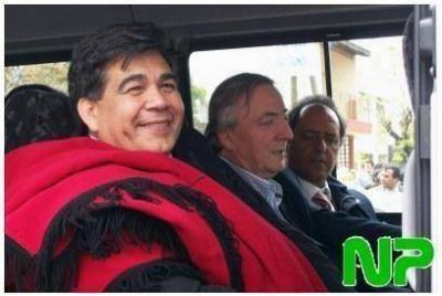 ULTIMA IMAGEN DE NESTOR KIRCHNER EN JOSE C. PAZ