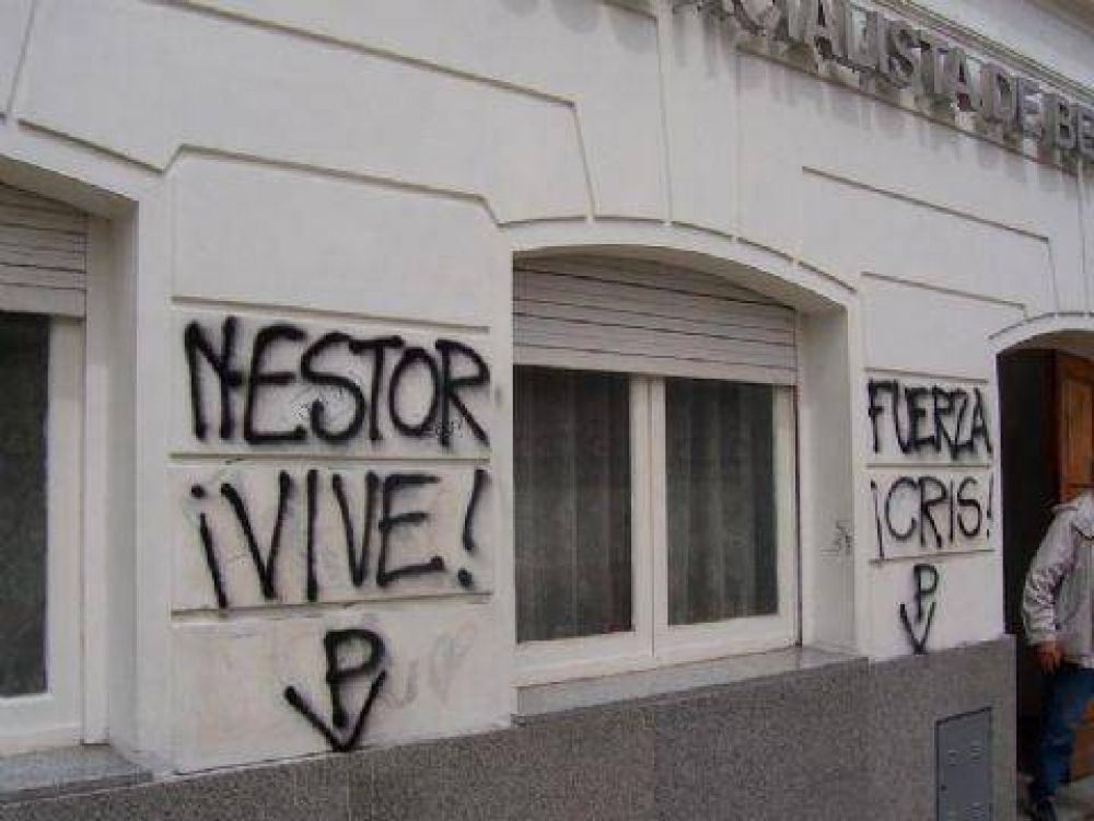 �ltimo adi�s Militantes berissenses despiden los restos de Kirchner