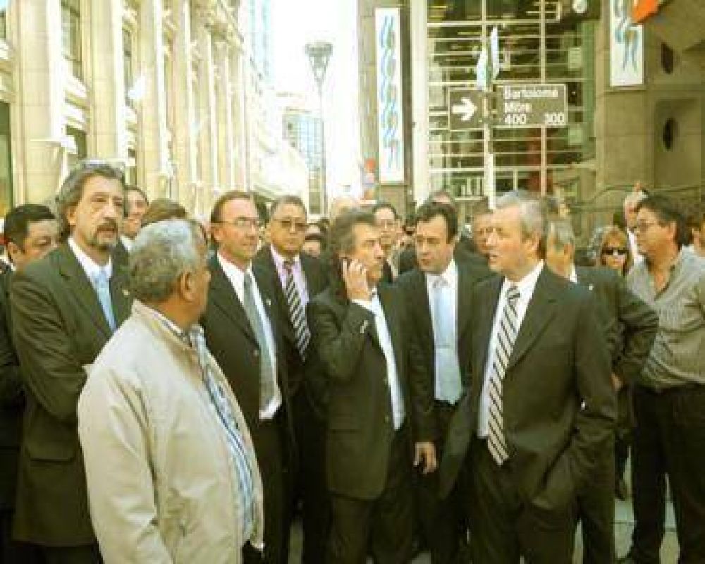 Bisogni estuvo en la despedida al ex Presidente