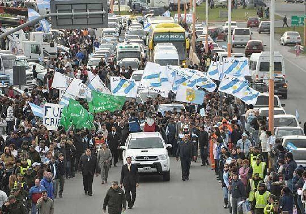 Santa Cruz despidi� a N�stor Kirchner con una gran demostraci�n de afecto