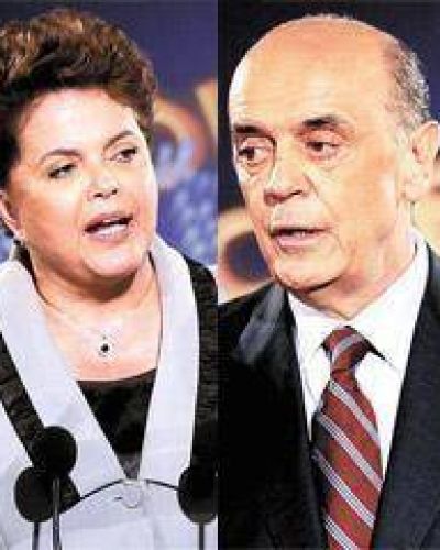 Dilma llega favorita al ballottage con Serra