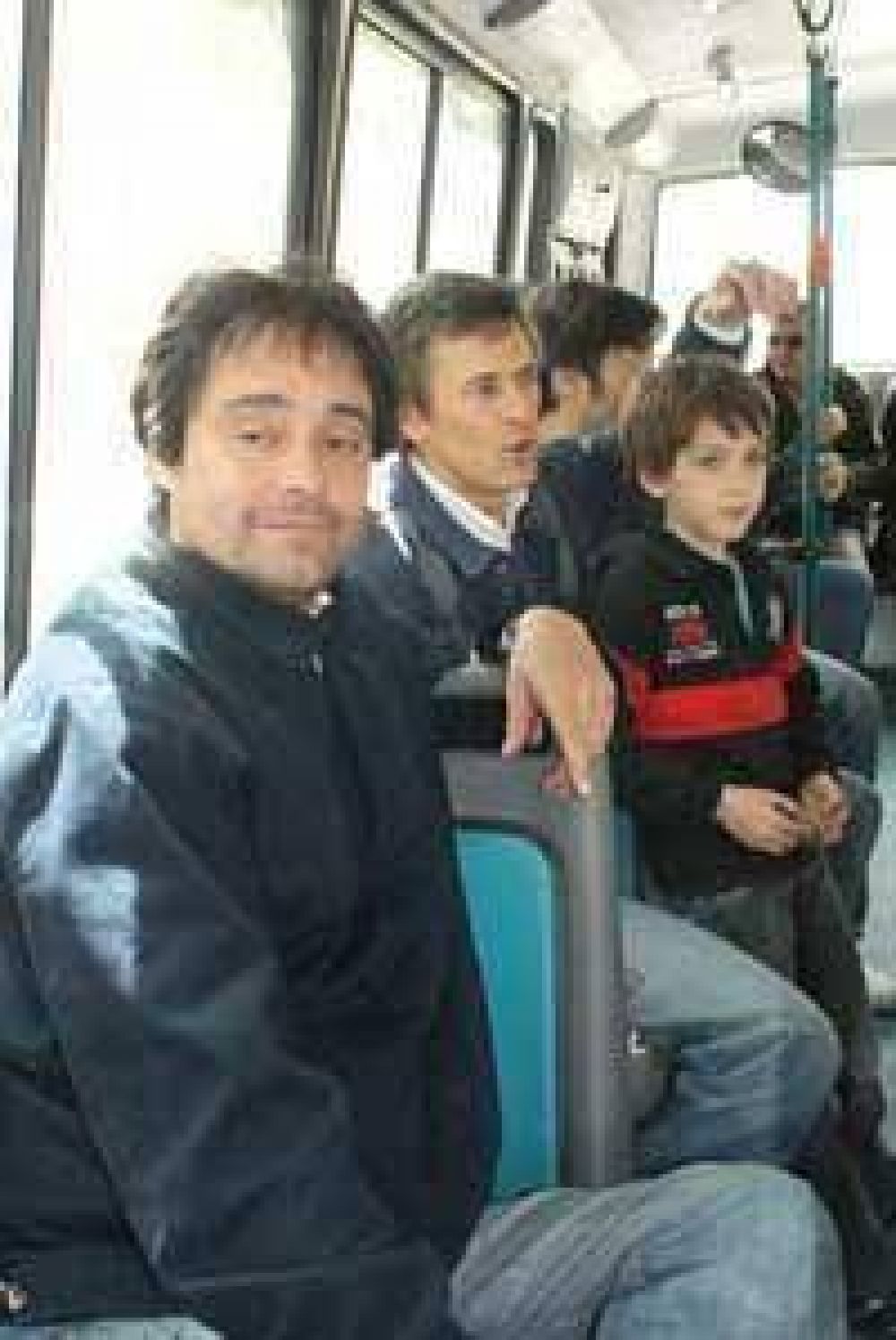 Recorrida en el nuevo colectivo con Pittelli y Franetovich Ayer al mediod�a