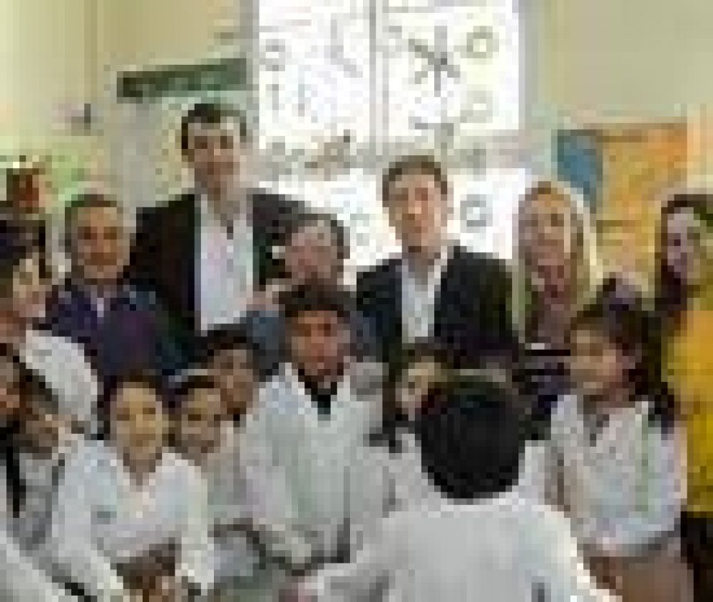 Santilli y Bullrich participaron en una clase abierta