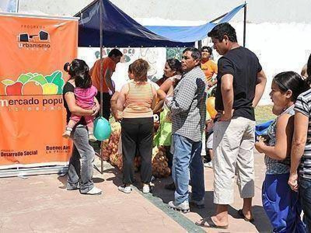 ALMIRANTE BROWN | PRECIOS POPULARES- Inauguraron el primer mercado popular en el barrio 2 de Abril