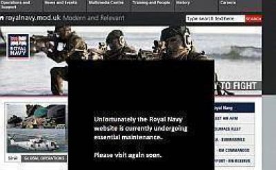 "Hackean" el sitio web de la marina brit�nica
