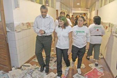 Los voluntarios de �Ayudar� trabajaron en la Escuela de Educaci�n Especial N� 506