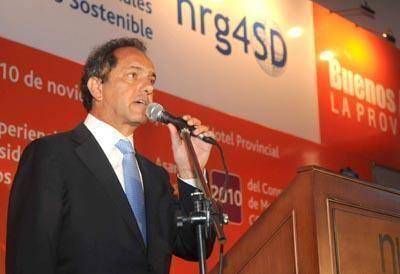 Scioli inst� al Congreso a aprobar el Presupuesto para apoyar el crecimiento